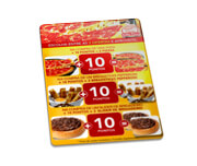 Cardápios Personalizados Plastificados Plástico Compacto 0,05mm (210x300mm)