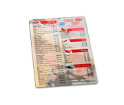 Cardápios Personalizados Plastificados Plástico Compacto 0,05mm (150x210mm)