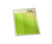 Cardápios Personalizados Plastificados Plastificação Rígida 0,10mm Couchê 150g (150x210mm)