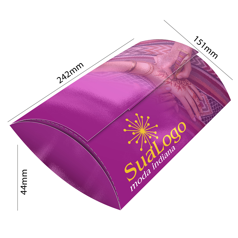 Caixa Para Roupas Supremo 305g Verniz Uv Total Frente
