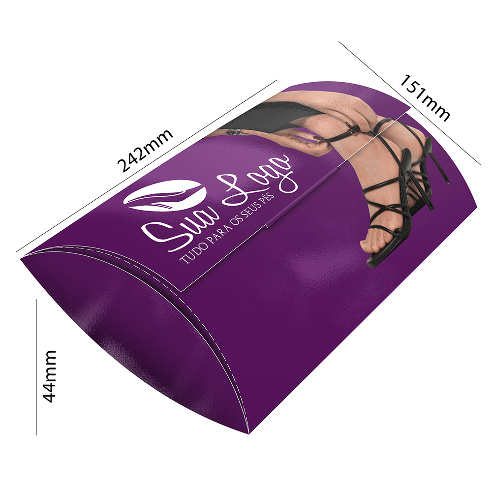 Caixa Para Roupas Supremo 305g Verniz Uv Total Frente