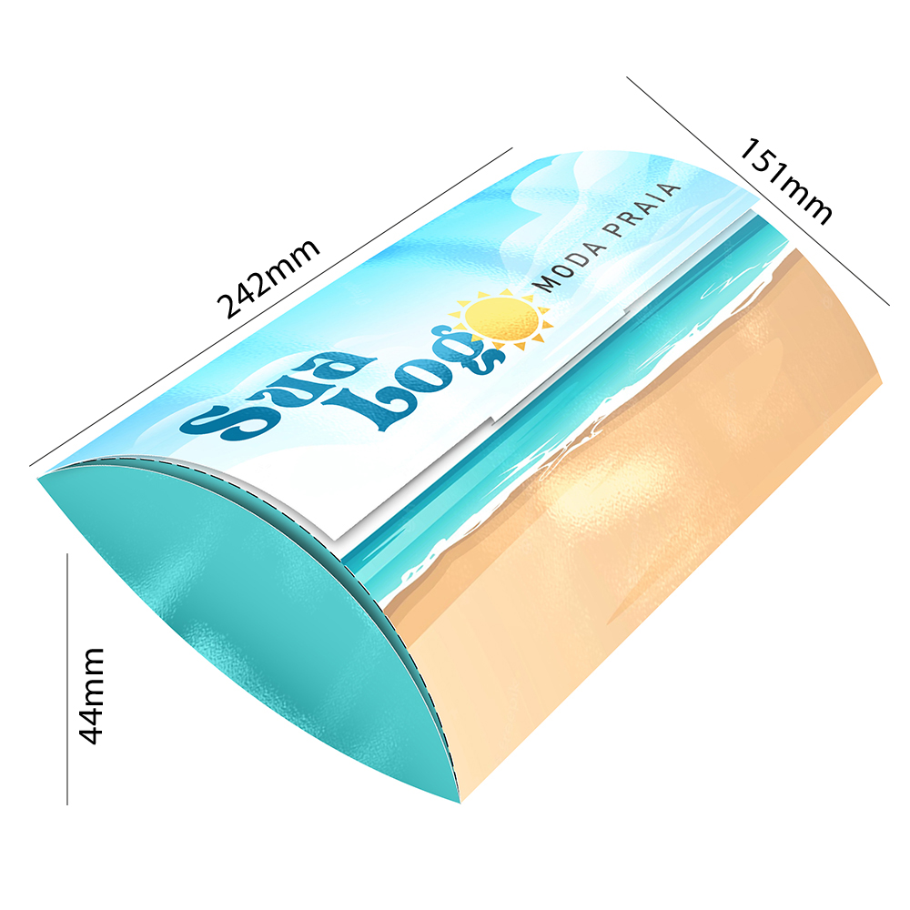 Caixa Para Roupas Couchê 300g Verniz Uv Total Frente