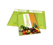 Cardápios Personalizados 4 Páginas Com Dobra Reciclato 240g (330x480mm)