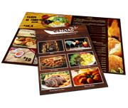 Cardápios Personalizados 4 Páginas Com Dobra Reciclato 240g (300x210mm)