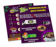 Cardápios Personalizados Simples Couchê 250g (300x420mm)