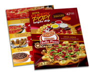 Cardápios Personalizados Simples Couchê 250g (300x420mm)