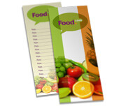 Cardápios Personalizados Simples Reciclato 240g (105x300mm)
