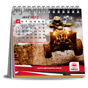 Calendário De Mesa Wire O Com 12 Pág Sem Verniz Base Couchê 300g E Páginas Reciclato 90g