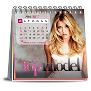 Calendário De Mesa Wire O Com 14 Páginas Sem Verniz Base Couchê 300g E Páginas Reciclato 90g