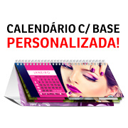 Calendário De Mesa Wire O Com 14 Pág E Base Personalizada Sem Verniz Base E Páginas Couchê 250g