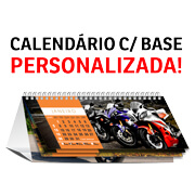 Calendário De Mesa Wire O Com 12 Pág E Base Personalizada Sem Verniz Base E Páginas Couchê 250g