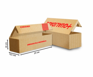 Caixas Para Cartão Papelão Ondulado 340g p/ 1000 Cartões Personalizada