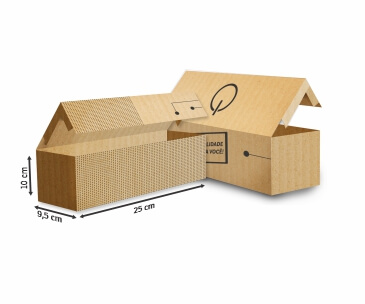 Caixas Para Cartão Papelão Ondulado 340g p/ 1000 Cartões Personalizada