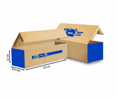 Caixas Para Cartão Papelão Ondulado 340g p/ 1000 Cartões Personalizada