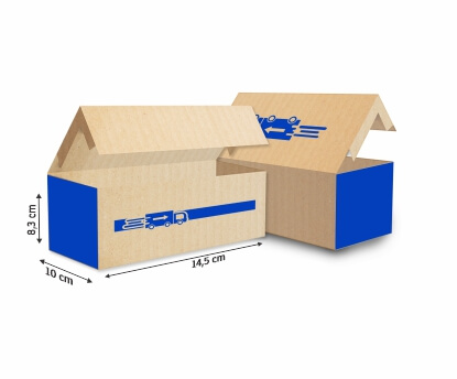 Caixas Para Cartão Papelão Ondulado 340g p/ 250 Cartões Personalizada