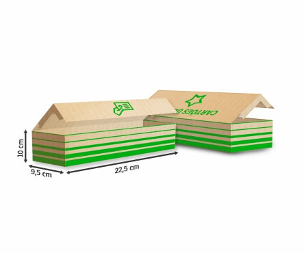 Caixas Para Cartão Papelão Ondulado 340g p/ 500 Cartões Personalizada