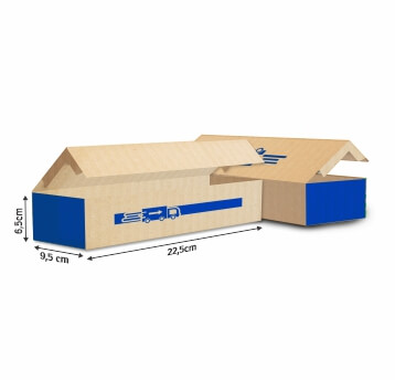 Caixas Para Cartão Papelão Ondulado 340g p/ 500 Cartões Personalizada