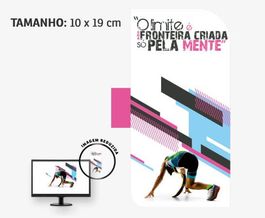 Display de Monitor Pvc Branco 0,50 - 2 Cantos