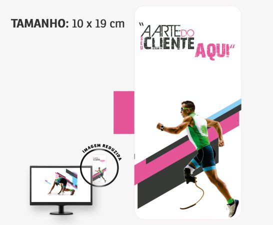 Display de Monitor Pvc Branco 0,50 - 4 Cantos