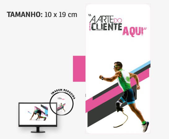 Display de Monitor Pvc Branco 0,50 - Retangular