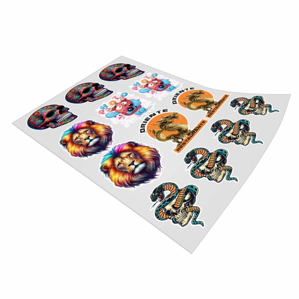 Dtf Uv Impressão Na Folha A4 (210x297mm)