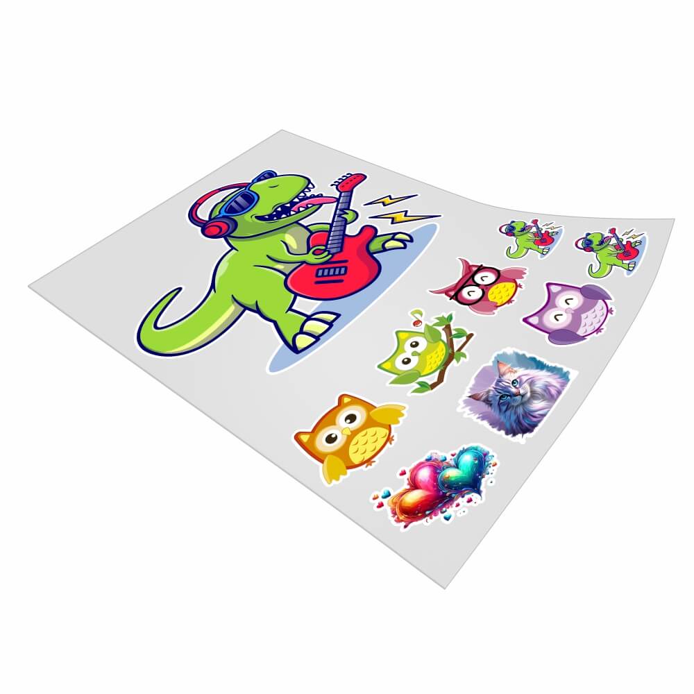 Dtf Uv Impressão Na Folha A3 (297x420mm)