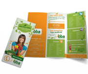 Folders E Mala Direta Couchê 150g Sem Verniz 2 dobras