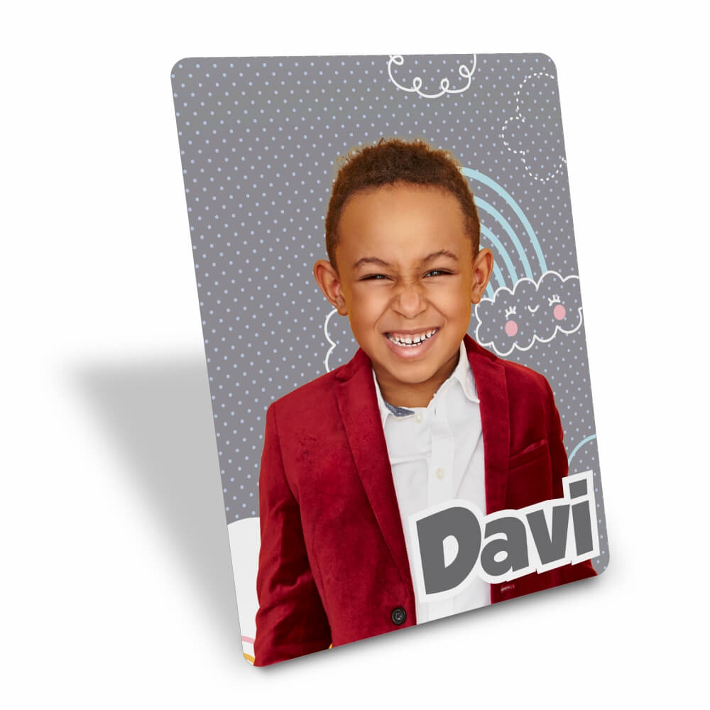 Foto Com Suporte Pvc 0,50mm Premium Branco (100x140mm)