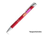 Canetas Impressão Colorida Linha Premium Beta Soft Vermelha