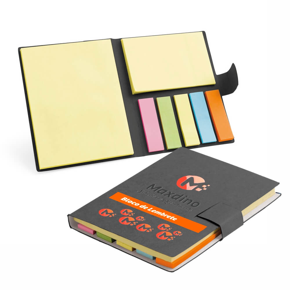 Bloco De Post It Preto 70g (105x80mm)