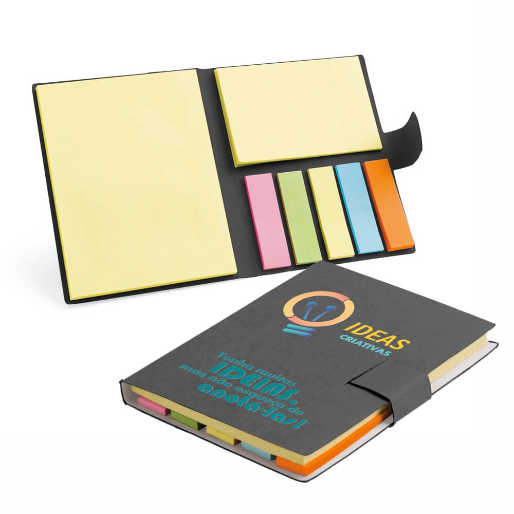 Bloco De Post It Preto 70g (105x80mm)