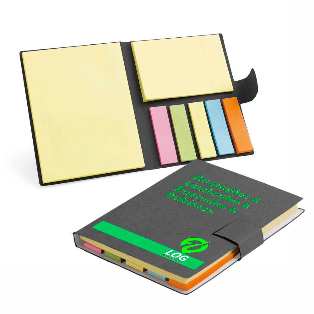Bloco De Post It Preto 70g (105x80mm)