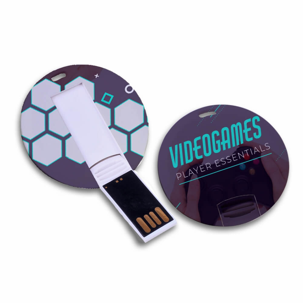 Pen Card Memória de 16gb (Redondo 45x45mm)