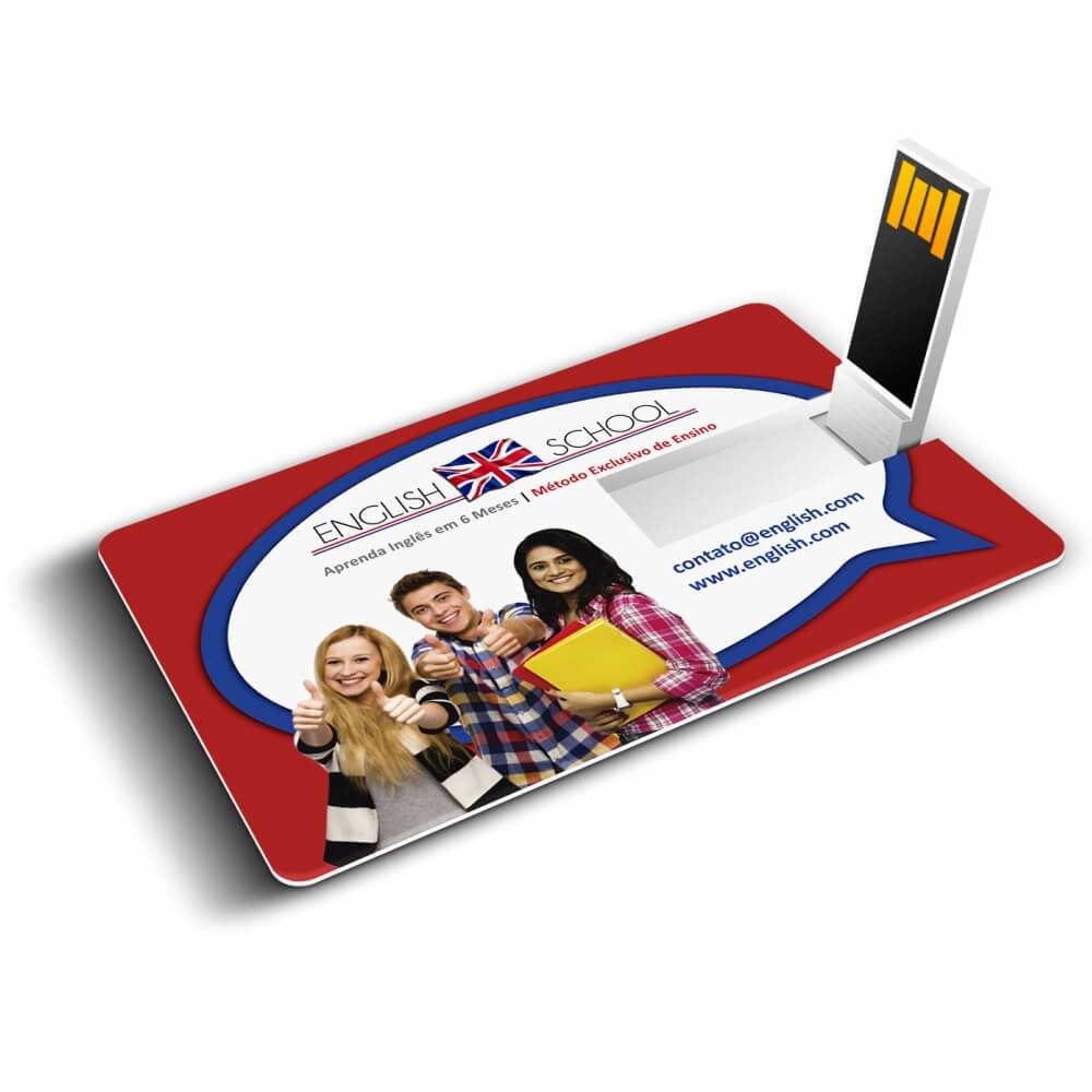 Pen Card Memória de 16gb (Cartão 85x54mm)