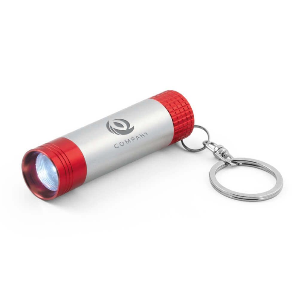 Chaveiro Gravação A Laser Alumínio Com Led Brighter