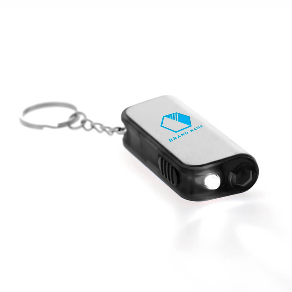 Chaveiro Com Led Gobo Com Ferramenta Preto