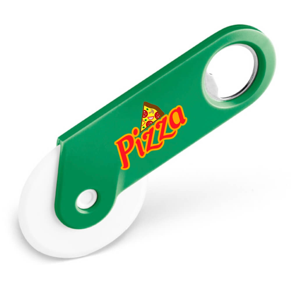 Abridor Cortador De Pizza Tradicional Tokev Verde