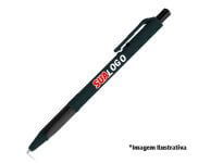 Canetas Impressão Colorida Plásticas Roy Preta