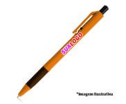 Canetas Impressão Colorida Plásticas Roy Laranja