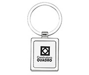 Chaveiro Gravação A Laser Aço Quadrado