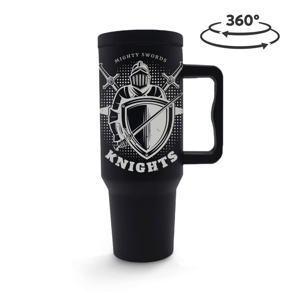 Copo Térmico Quench Pro Tampa Lisa 1200ml Preto