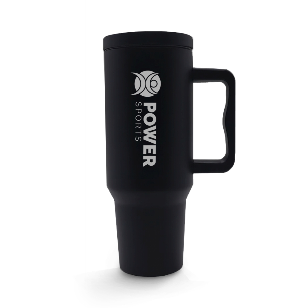 Copo Térmico Quench Pro Tampa Lisa 1200ml Preto