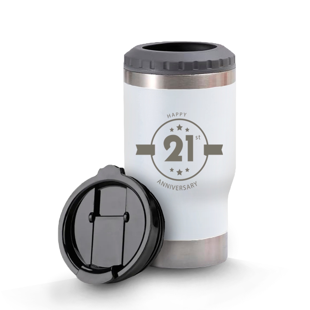 Copo Térmico Multifunção 420ml Branco