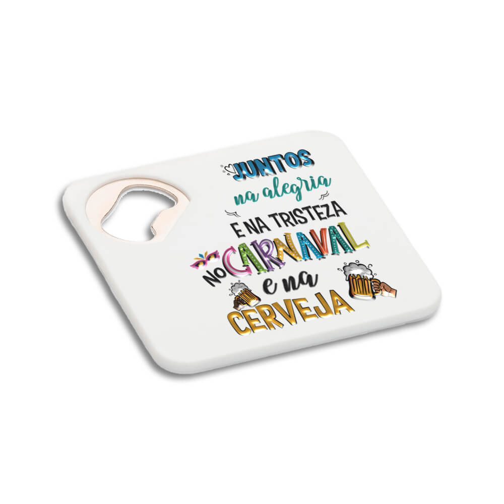 Abridor Com Porta Copo Modelo Funfaye Branco