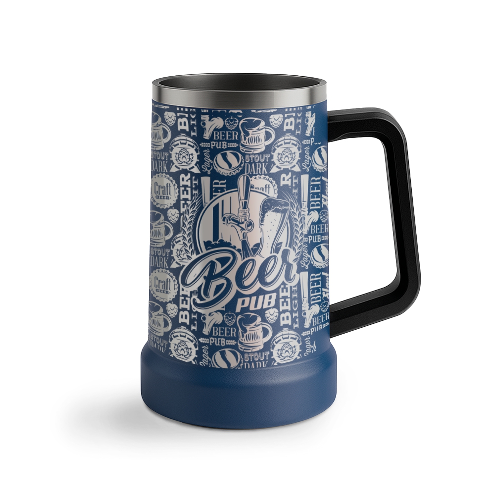Canecas Gravação A Laser Gravação 360 Canecas Térmicas (Azul)