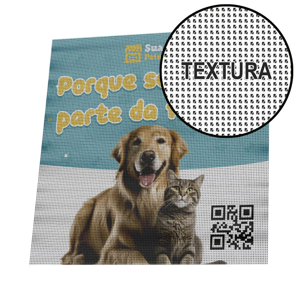 Lonas Wideprint Perfurada 260g (Metro Quadrado)