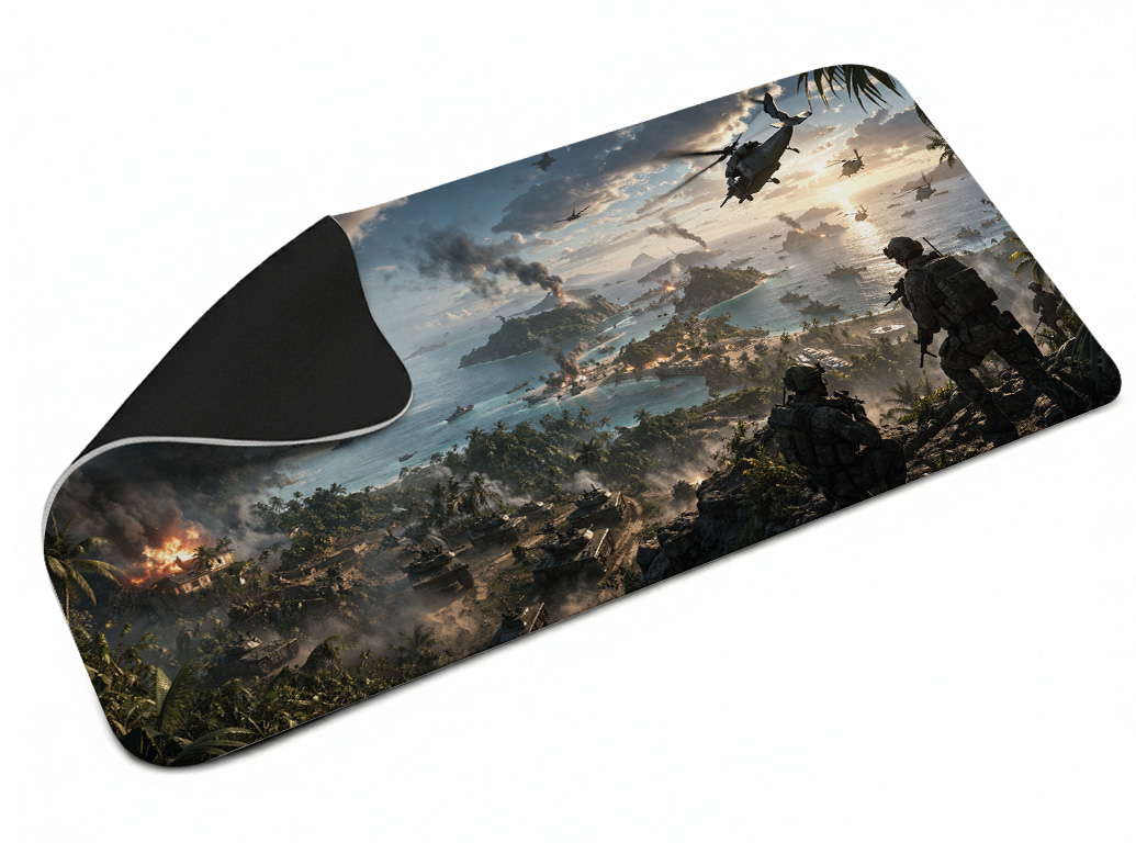 Mousepad Gamer Desk Pad Acabamento Sem Costura (600x300mm)