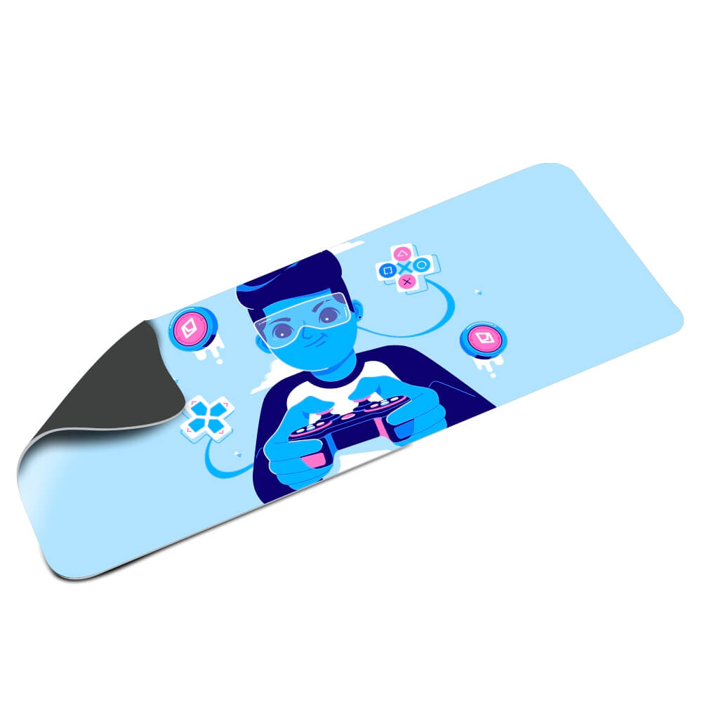 Mousepad Gamer Desk Pad Acabamento Sem Costura (750x350mm)
