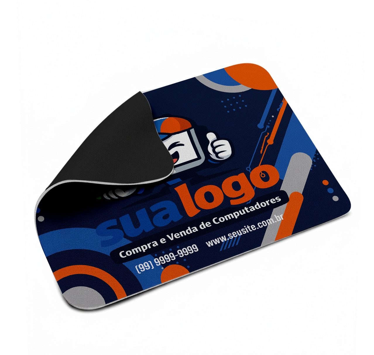 Mousepads Acabamento Sem Costura Retangular (350x250mm)