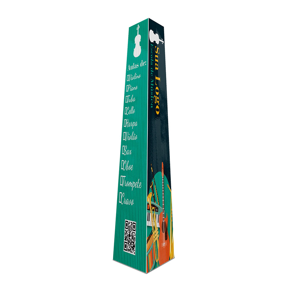 Totem Pirâmide de Polionda 3mm